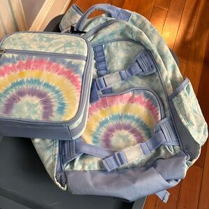 Pottery barn back pack and lunch box.